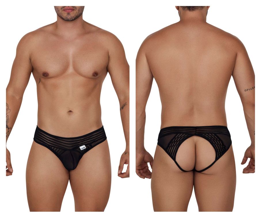 Candyman 99538 Sexy Lace Jockstrap Black –