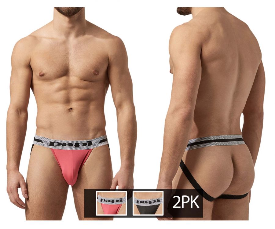 Papi Underwear Microflex Jockstrap 2PK