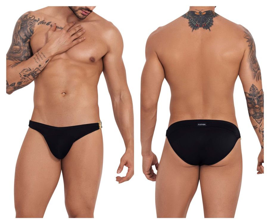 Good Devil Mens Sexy Bikini Pouch Soft Full Coverage Lingerie Low Waist  Thong Underwear Black at  Men's Clothing store