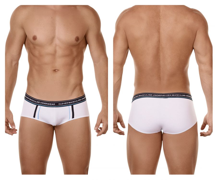 Clever 5374 Asian Piping Briefs Color White – D.U.A.
