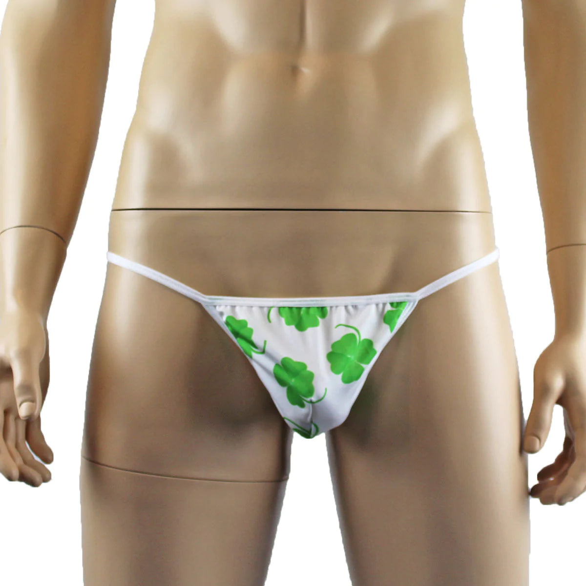 SALE Mens St Patricks Day Lucky 4 Leaf Clover Pouch G string