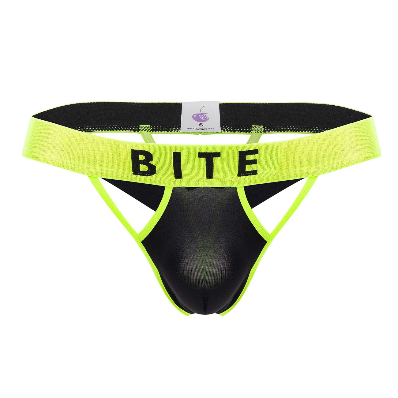 BiteWear BW2023109 Bite My Cherry Thongs Black Green