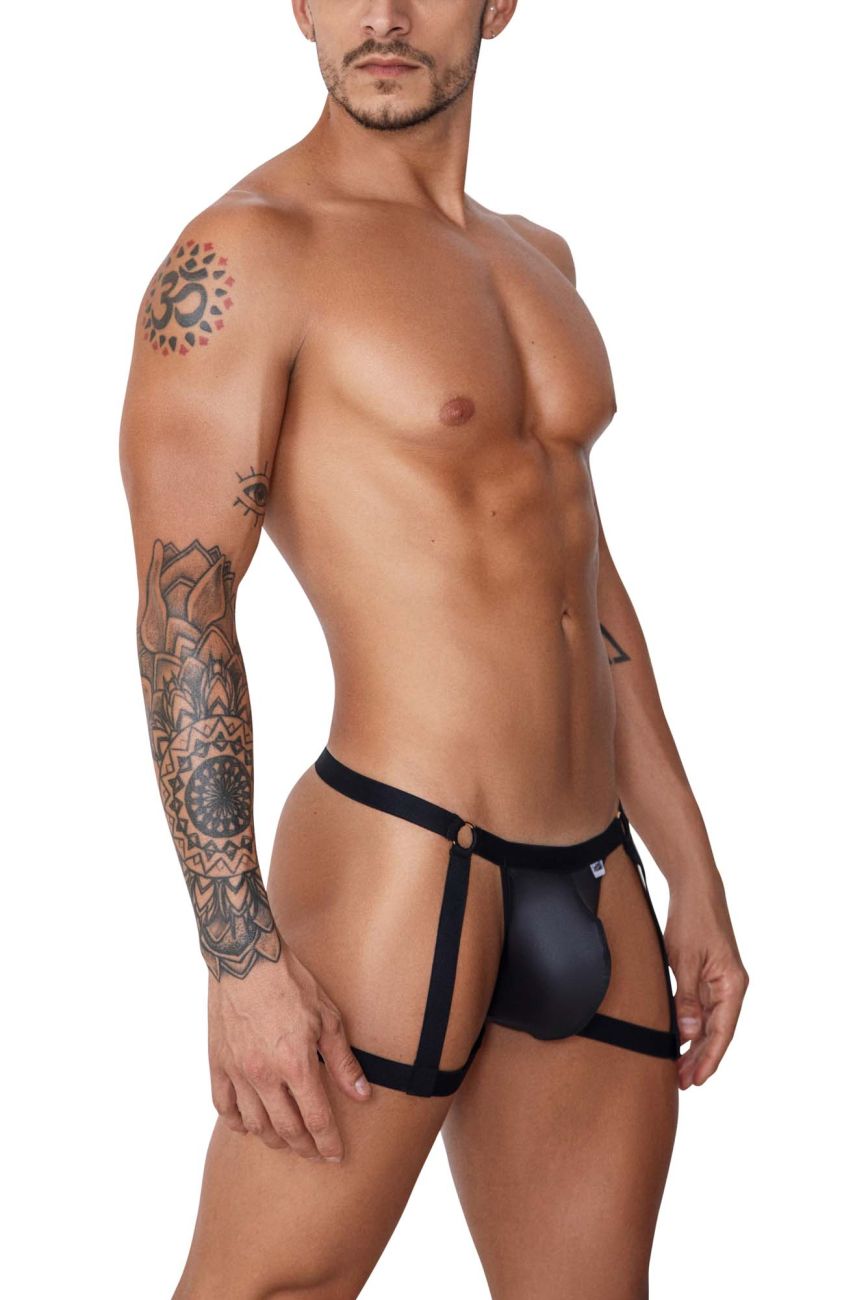 CandyMan 99749 Garter Jockstrap Black