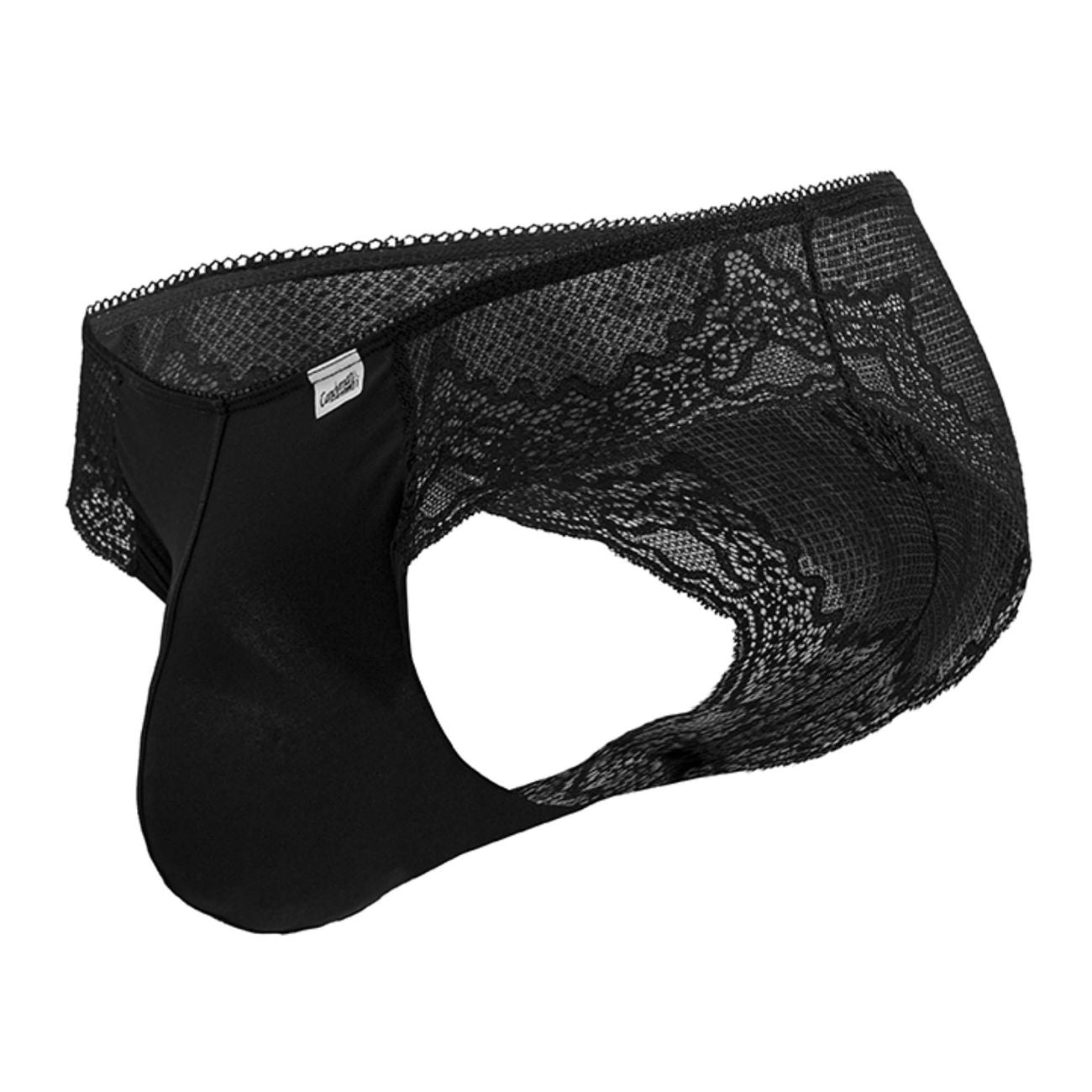 CandyMan 99769 Lace Briefs Black