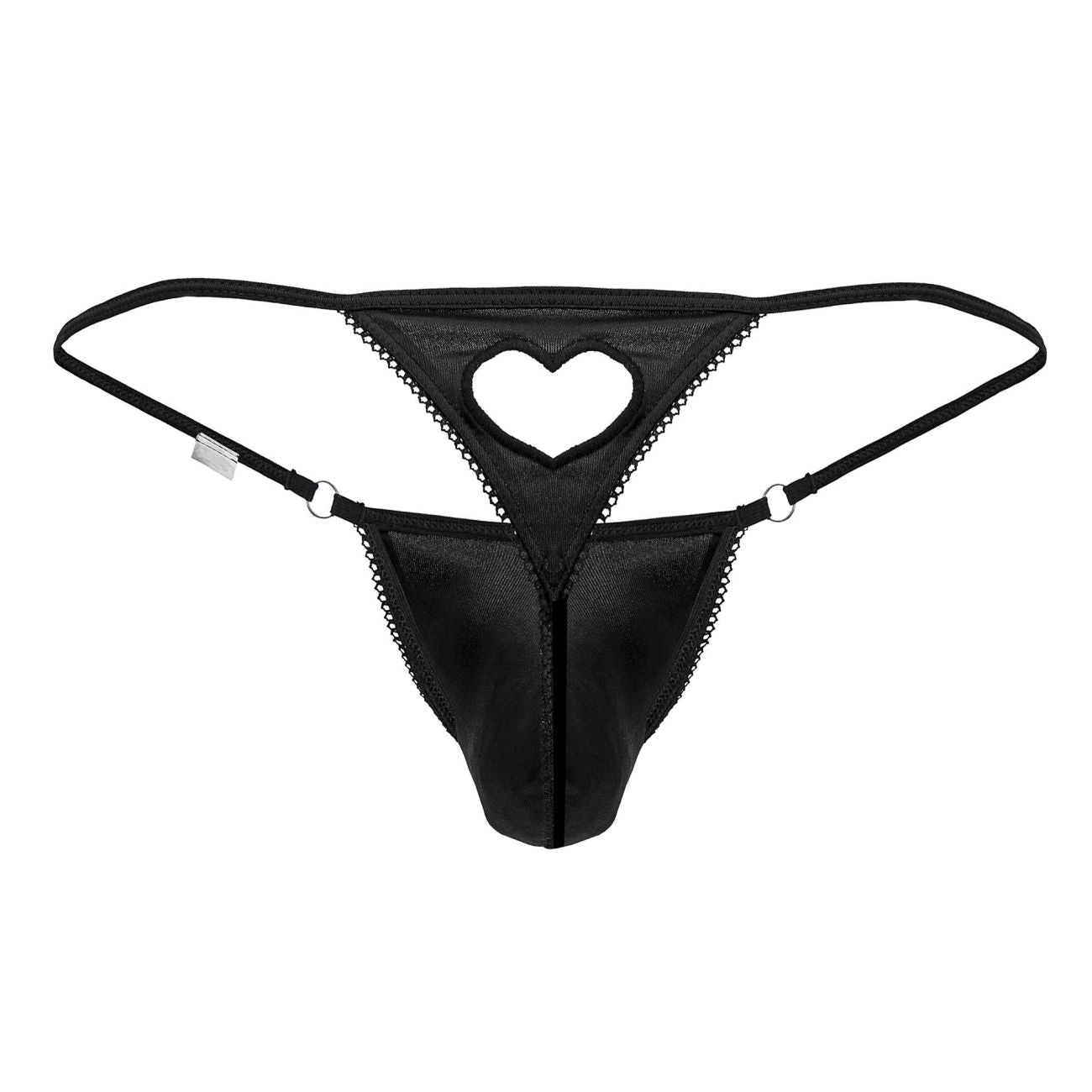 CandyMan 99789 Heart Thongs Black