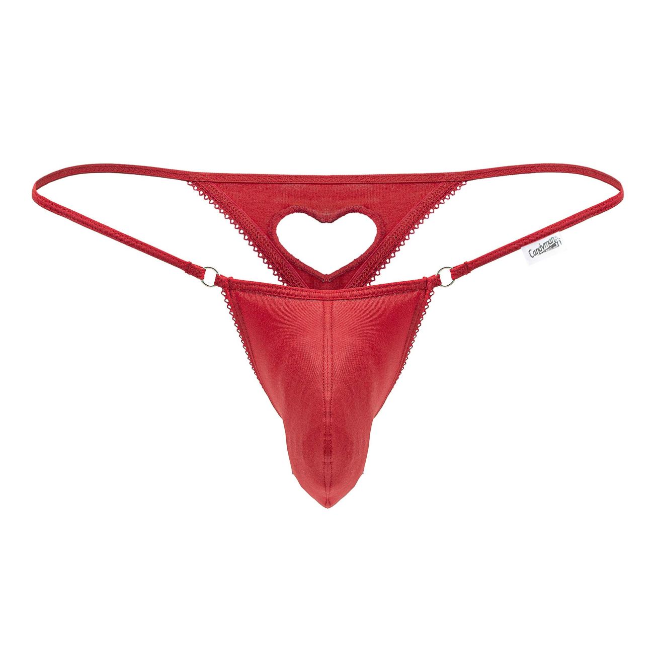 CandyMan 99789 Heart Thongs Red