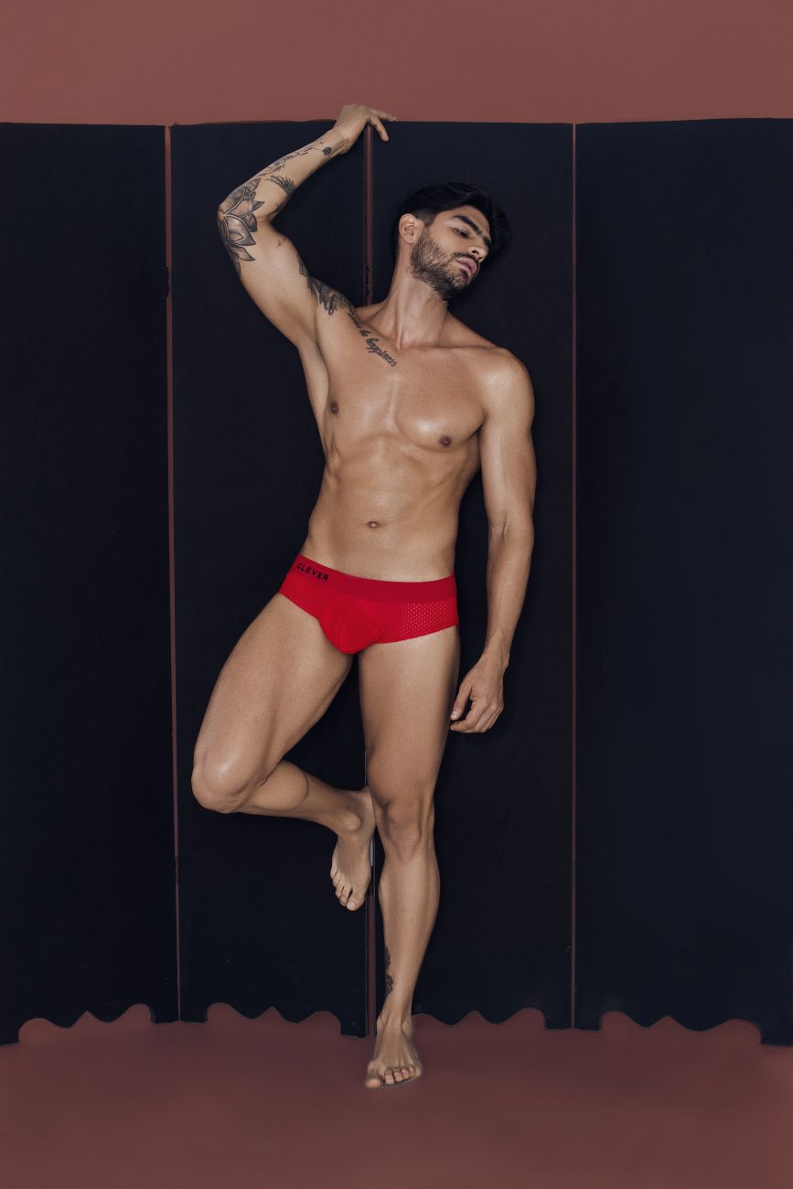 Clever 1208 Euphoria Briefs Red