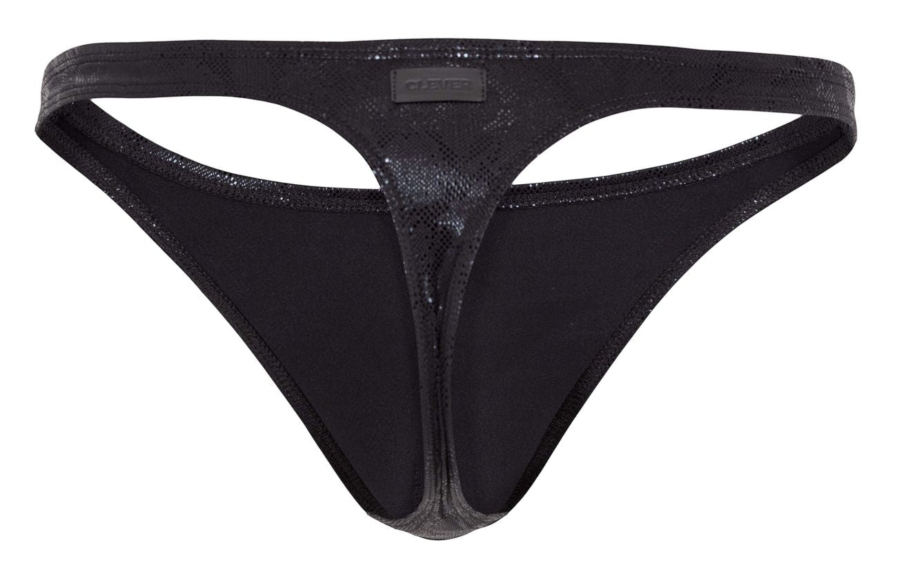 Clever 1574 Brilliant Thongs Black