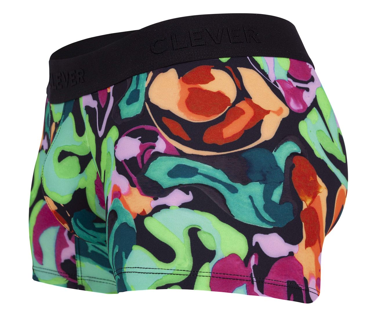 Clever 1642 Absolute Trunks Black Print