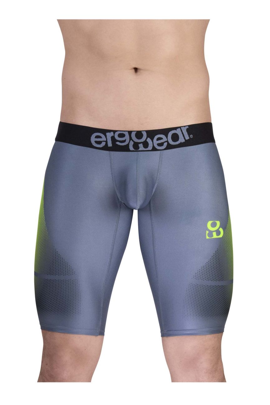 ErgoWear EW1603 MAX SE Athletic Shorts Gray-Green