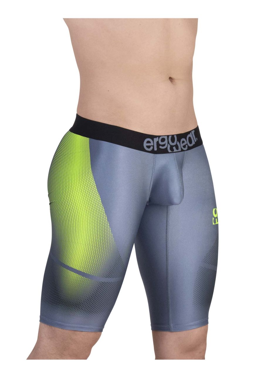 ErgoWear EW1603 MAX SE Athletic Shorts Gray-Green