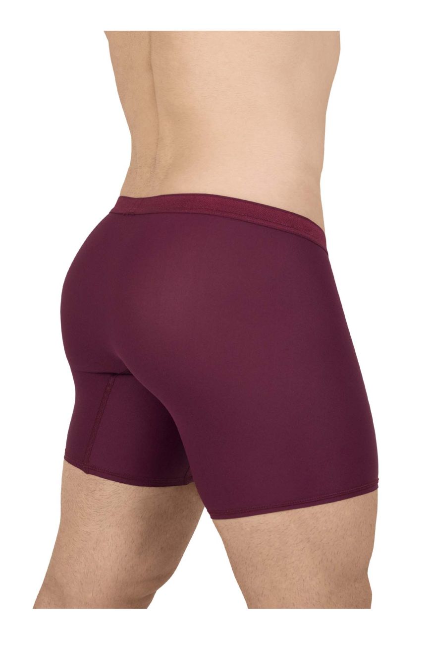 ErgoWear EW1659 SLK Boxer Briefs Burgundy