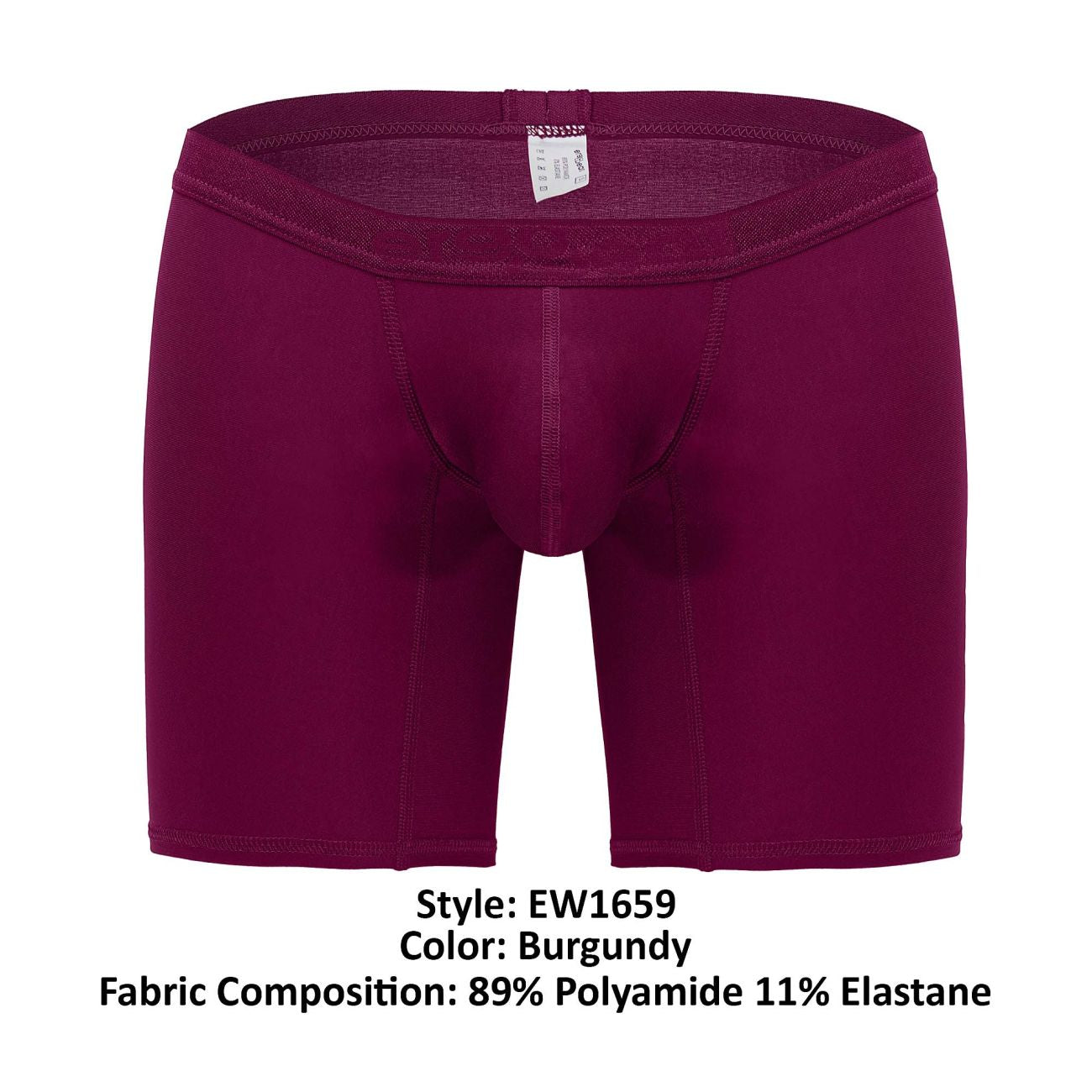 ErgoWear EW1659 SLK Boxer Briefs Burgundy