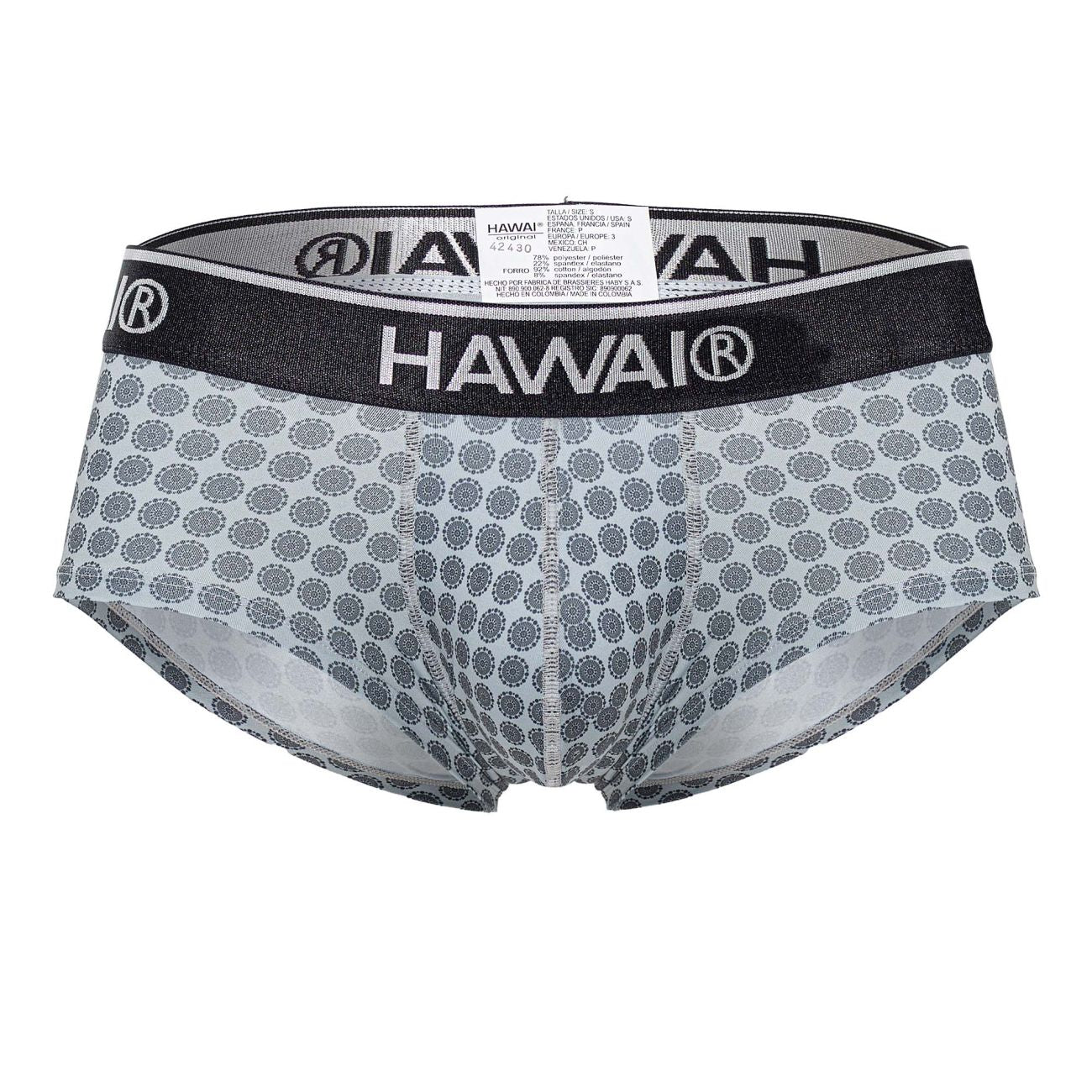 HAWAI 42430 Printed Briefs Grey