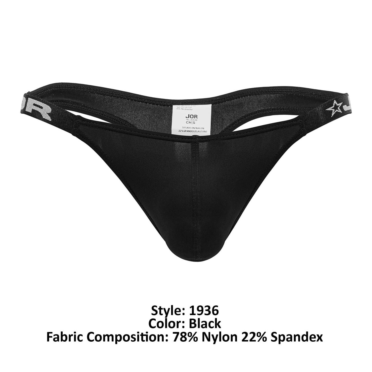 JOR 1936 Dante Thongs Black