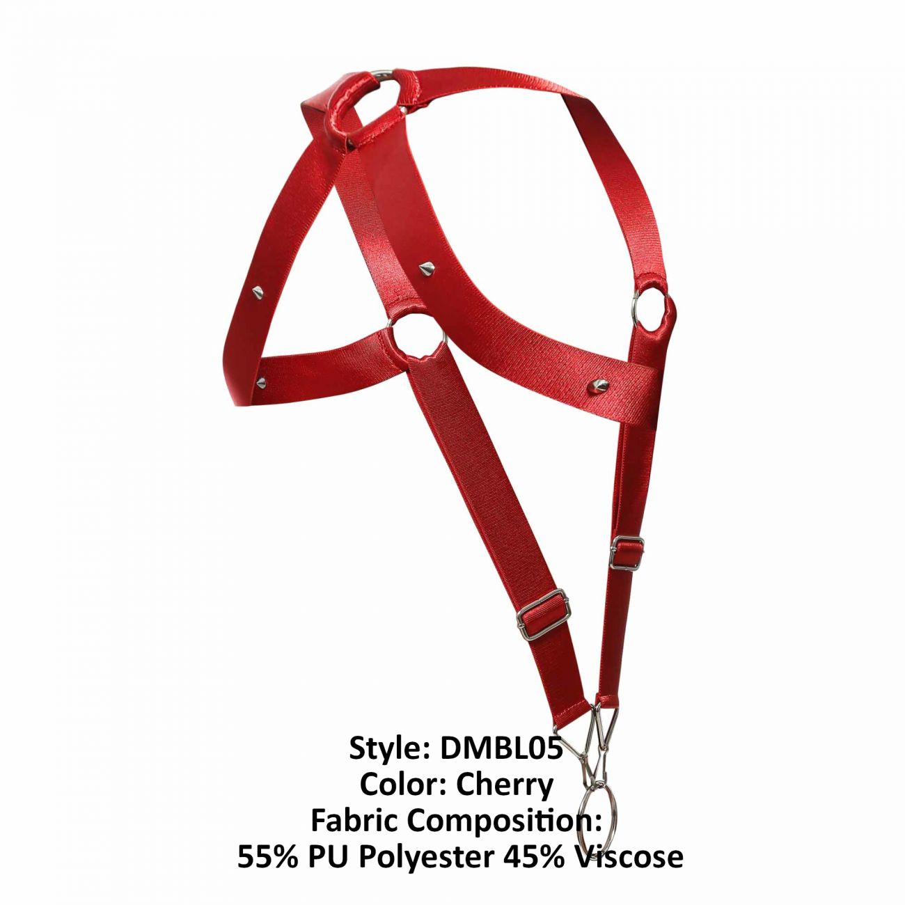 MaleBasics DMBL05 DNGEON Crossback Harness Cherry