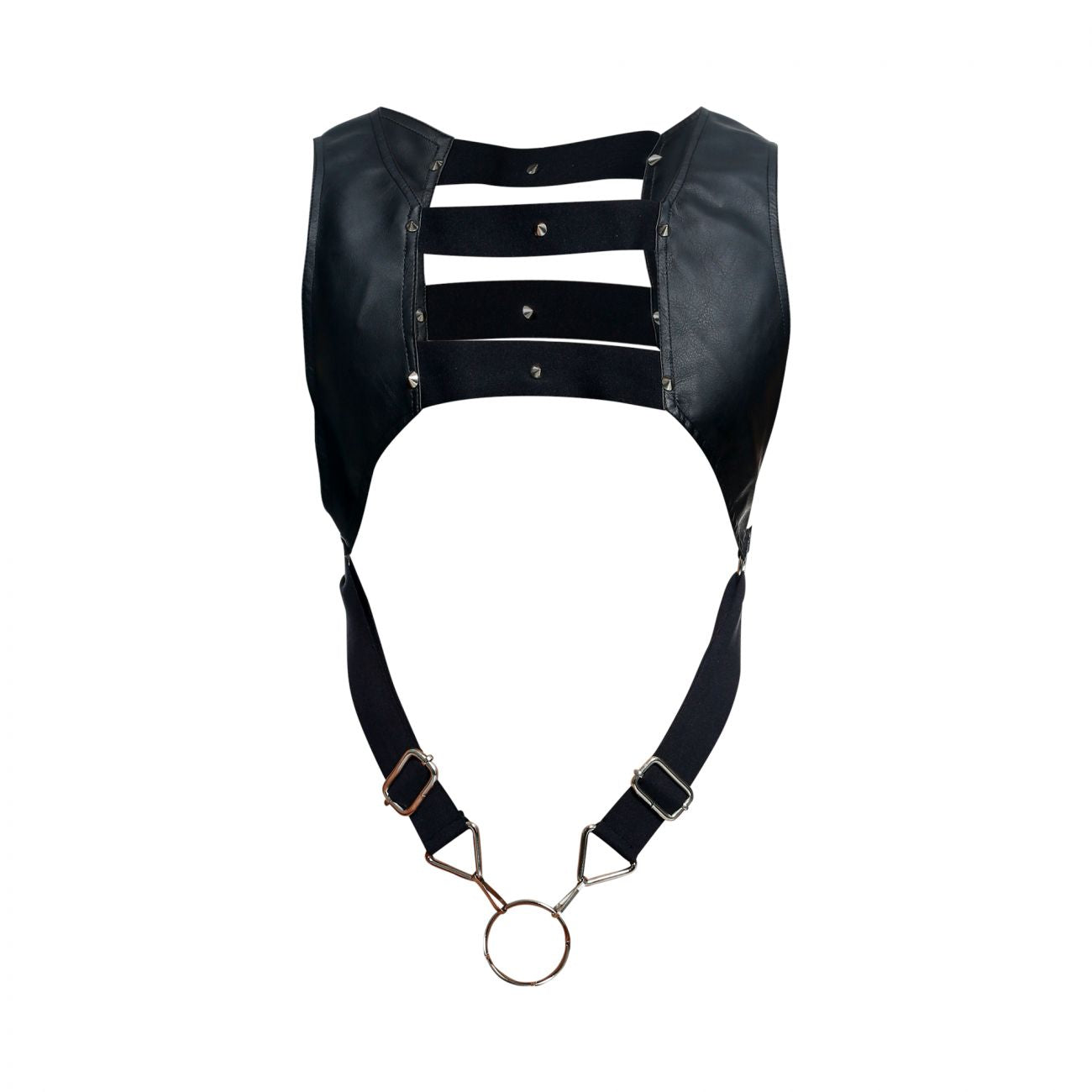 MaleBasics DMBL08 DNGEON Croptop Cockring Harness Black