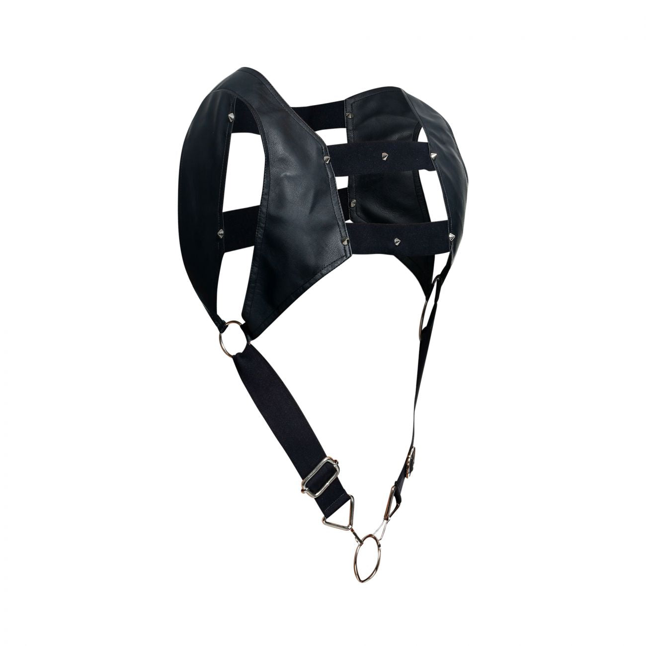 MaleBasics DMBL08 DNGEON Croptop Cockring Harness Black