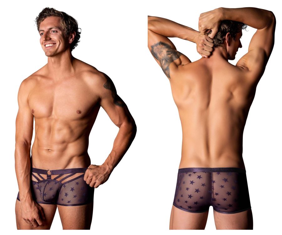 Male Power 122-291 Love Star Short with Ring Purple