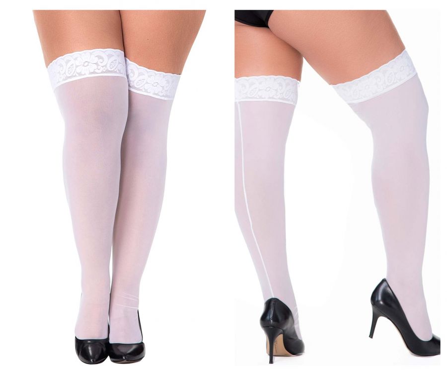 Mapale 1094X Mesh Thigh Highs