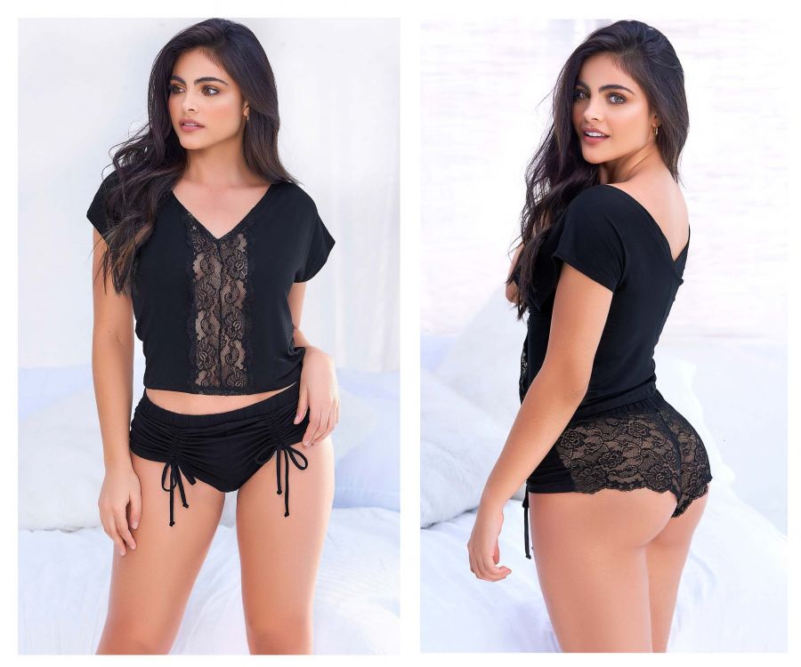 Mapale 7317 Top and Cheeky Bottoms Pajama Set