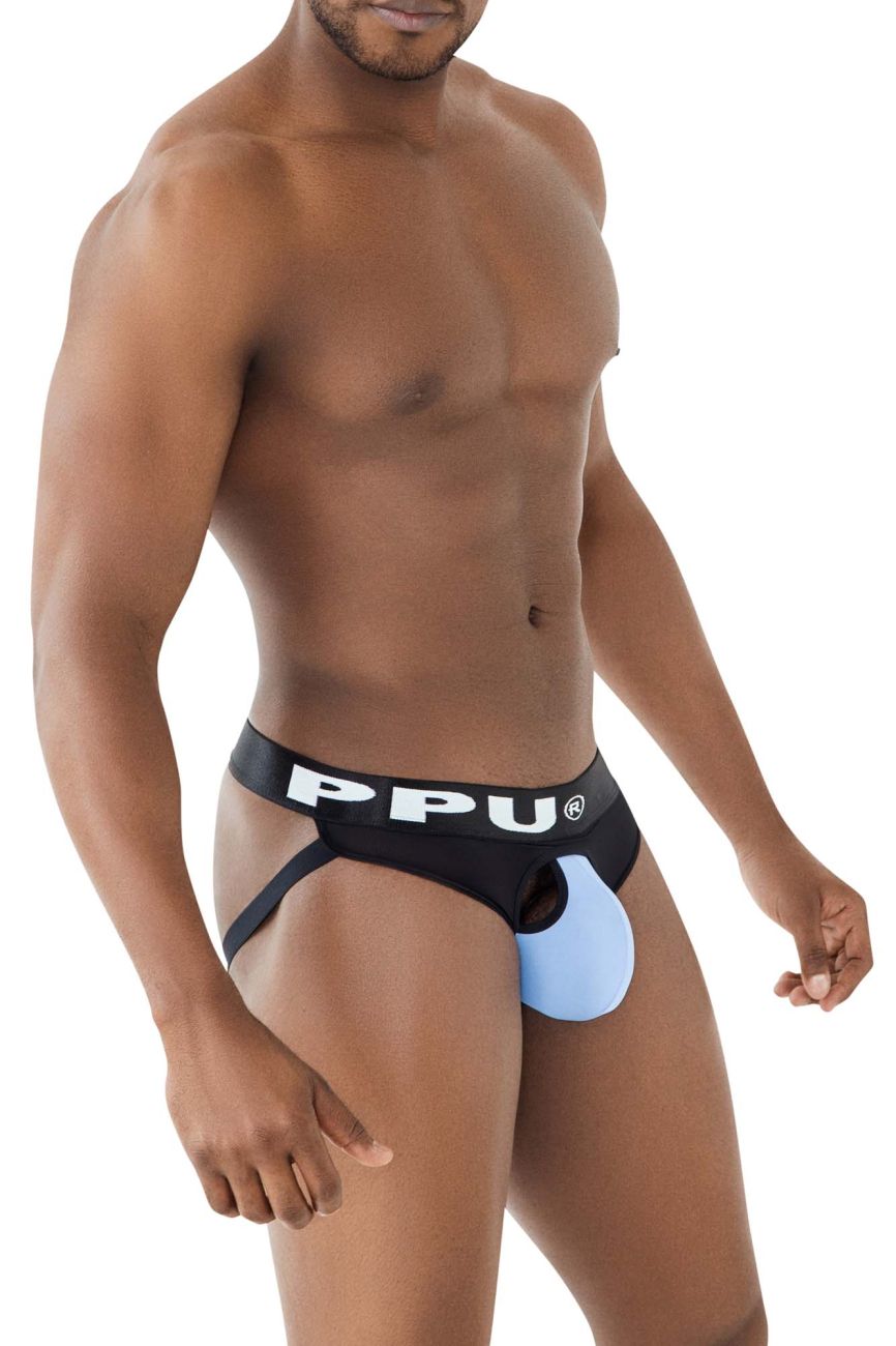 PPU 2307 Ball Lifter Jockstrap Blue