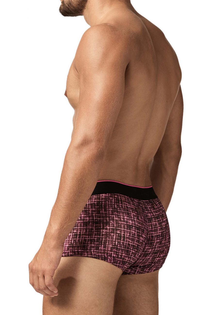 Papi UMPA048 Microflex Brazilian Trunks Berry-Texture