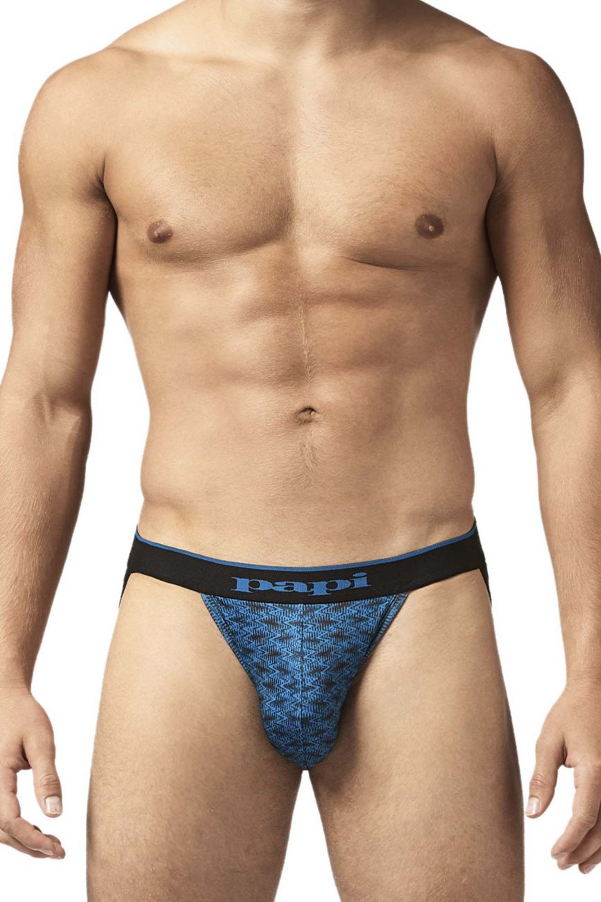 Papi UMPA049 Microflex Jockstrap Teal-Graphic