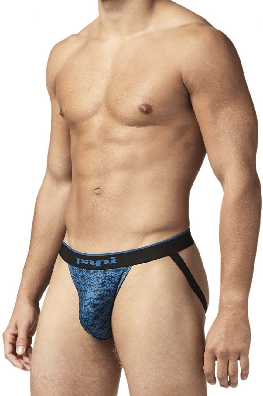 Papi UMPA049 Microflex Jockstrap Teal-Graphic