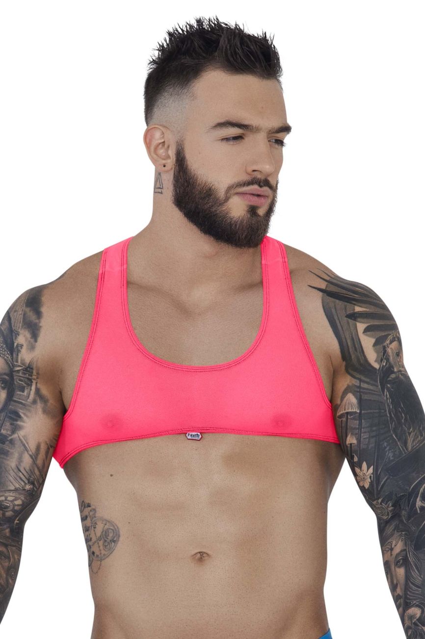 Pikante 1272 Sonar Crop Top Fuchsia