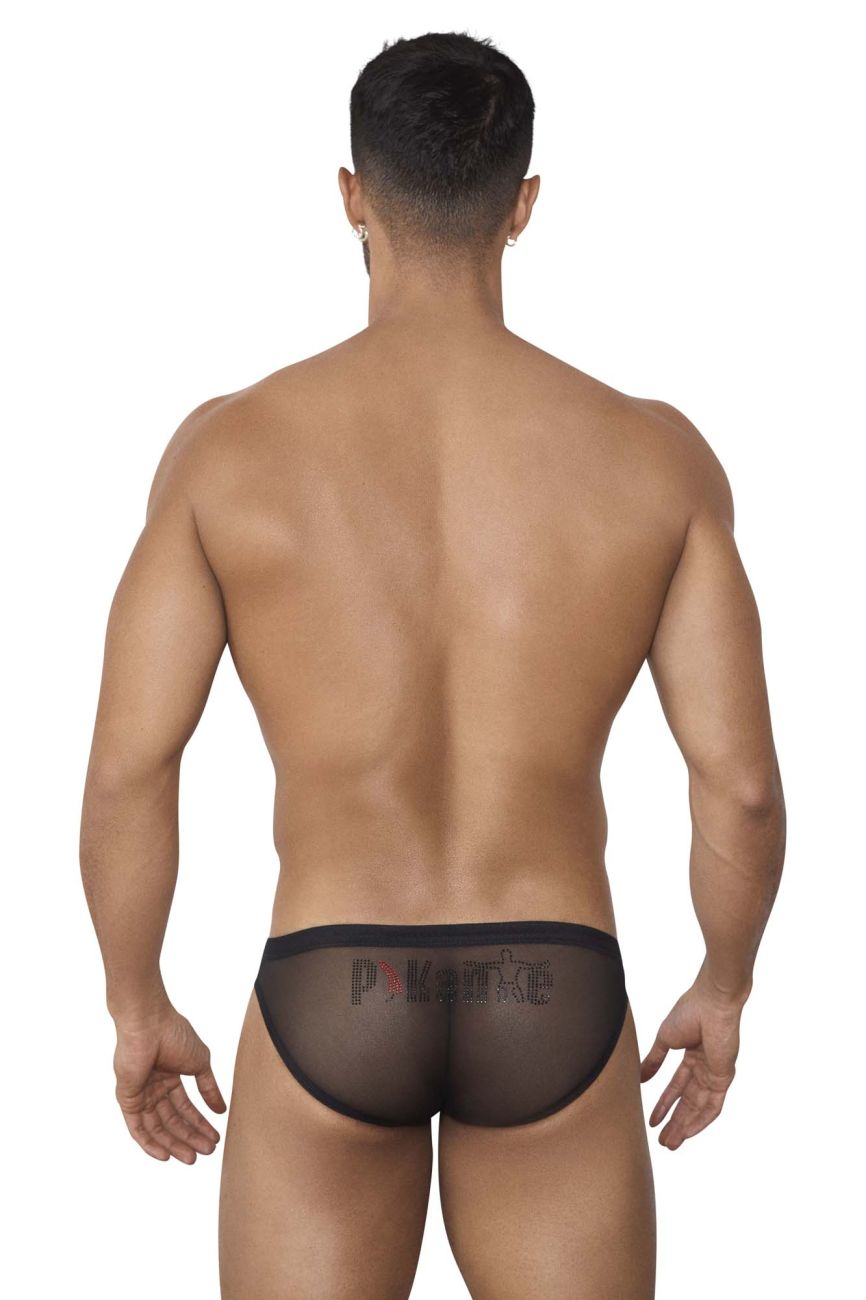 Pikante 1387 Sheer Sense Briefs Black