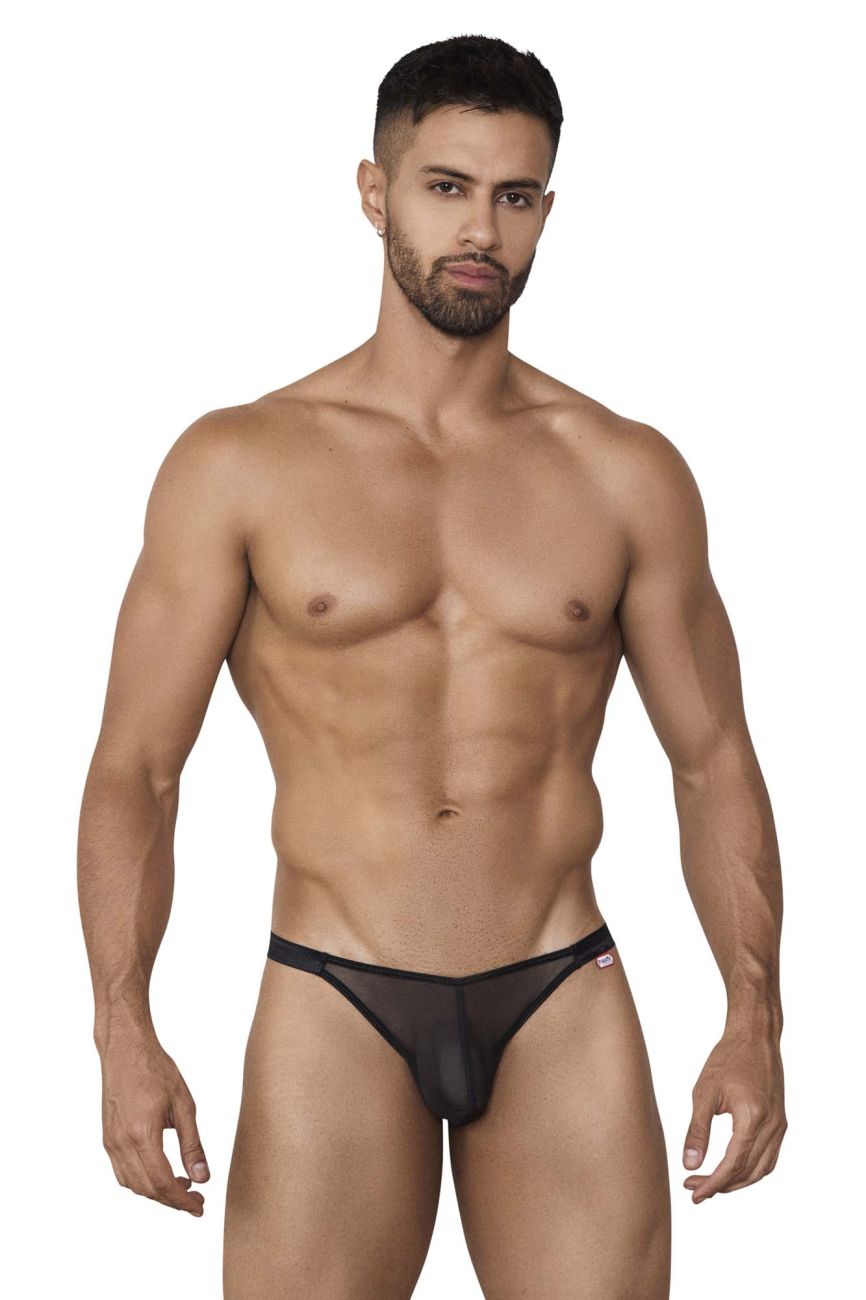 Pikante 1390 Sheer Gift Thongs Black