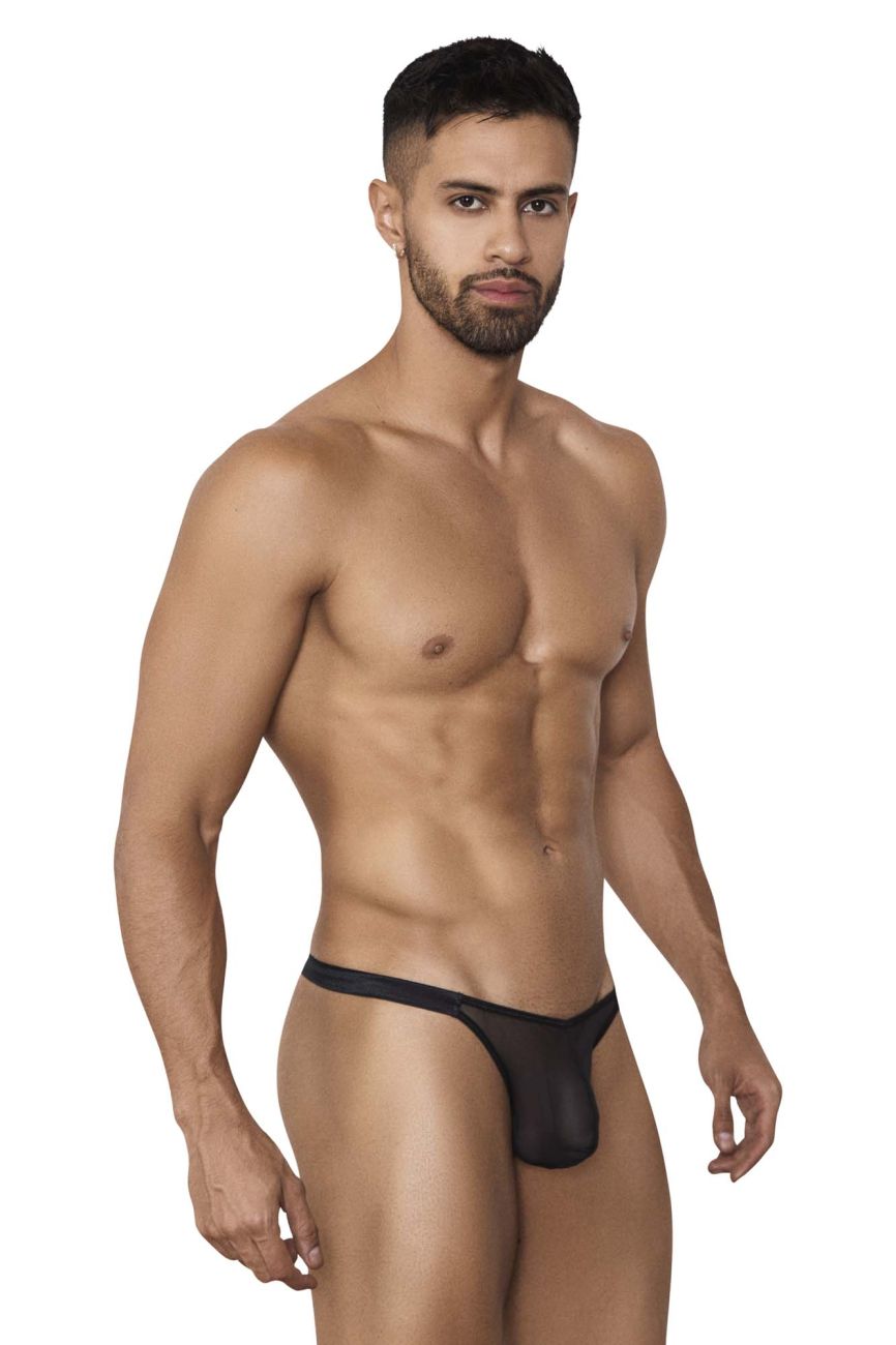 Pikante 1390 Sheer Gift Thongs Black