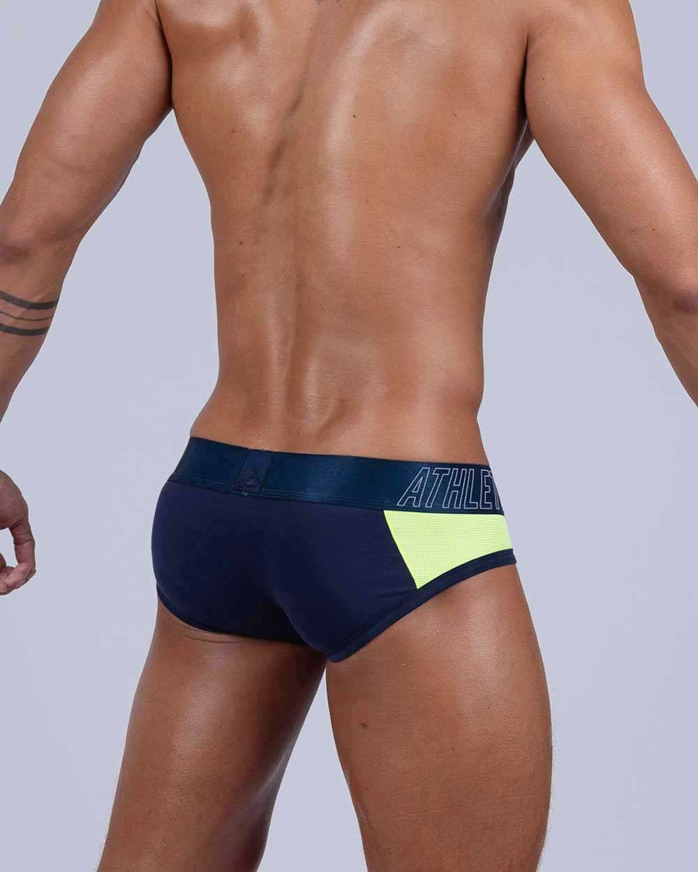 Private Structure BAUT4388 Athlete Mini Briefs Navy Ranger