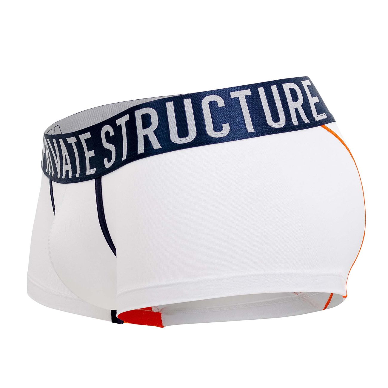 Private Structure BAUT4389 Athlete Trunks White League