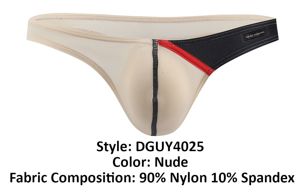 Private Structure DGUY4025 Desire Glaze G-String Nude