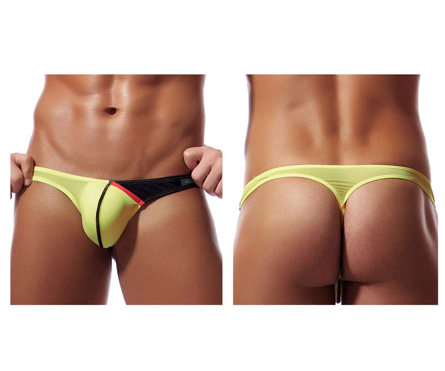 Private Structure DGUY4025 Desire Glaze G-String Yellow