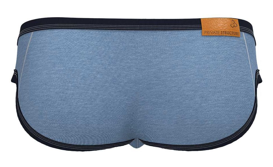 Private Structure LCUT4358 Barn Boy Low Rise Mini Brief Denim