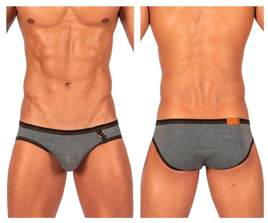 Private Structure LCUT4358 Barn Boy Low Rise Mini Brief Stone Gray