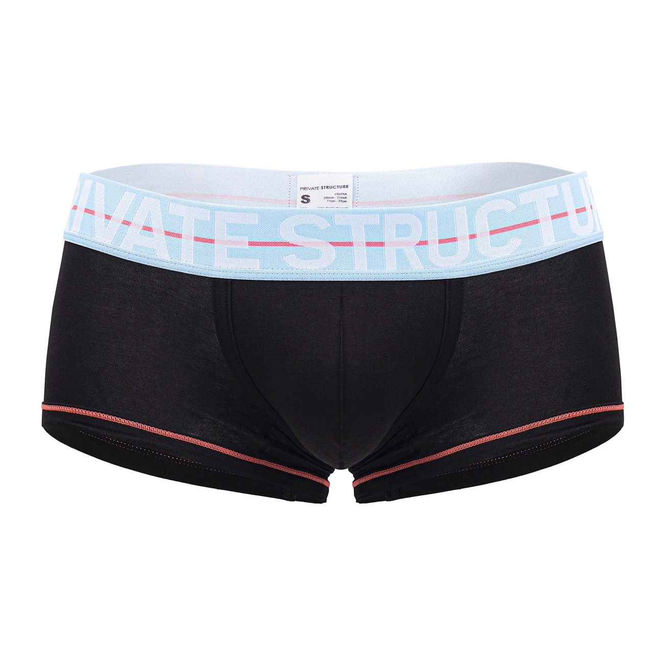 Private Structure MOUX4103 Mo Lite Mid Waist Trunks Black