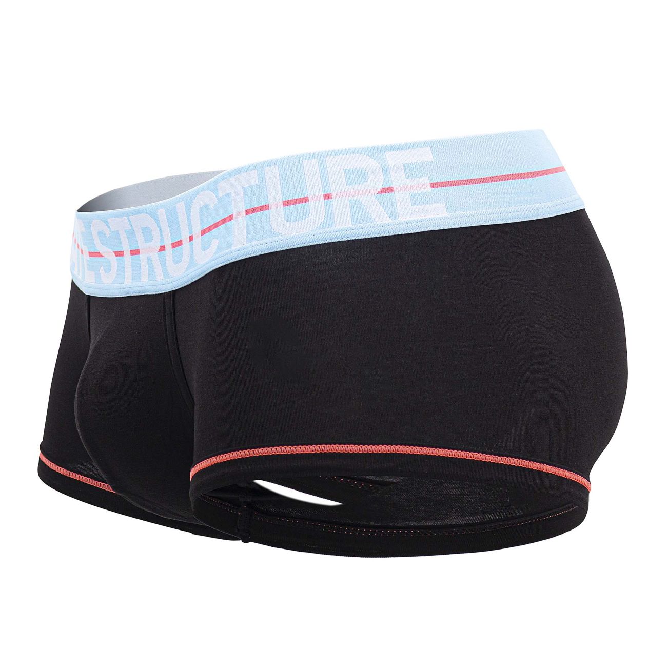 Private Structure MOUX4103 Mo Lite Mid Waist Trunks Black