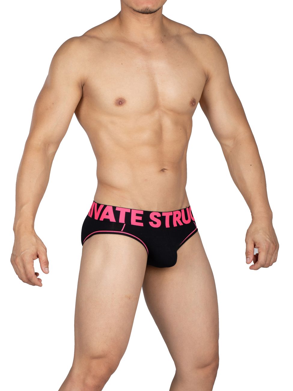 Private Structure PMUX4181 Modality Mini Briefs Black Magenta