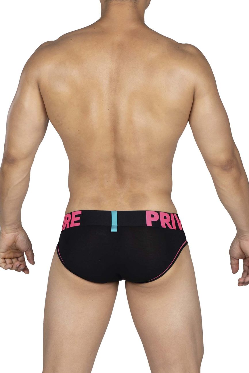 Private Structure PMUX4181 Modality Mini Briefs Black Magenta