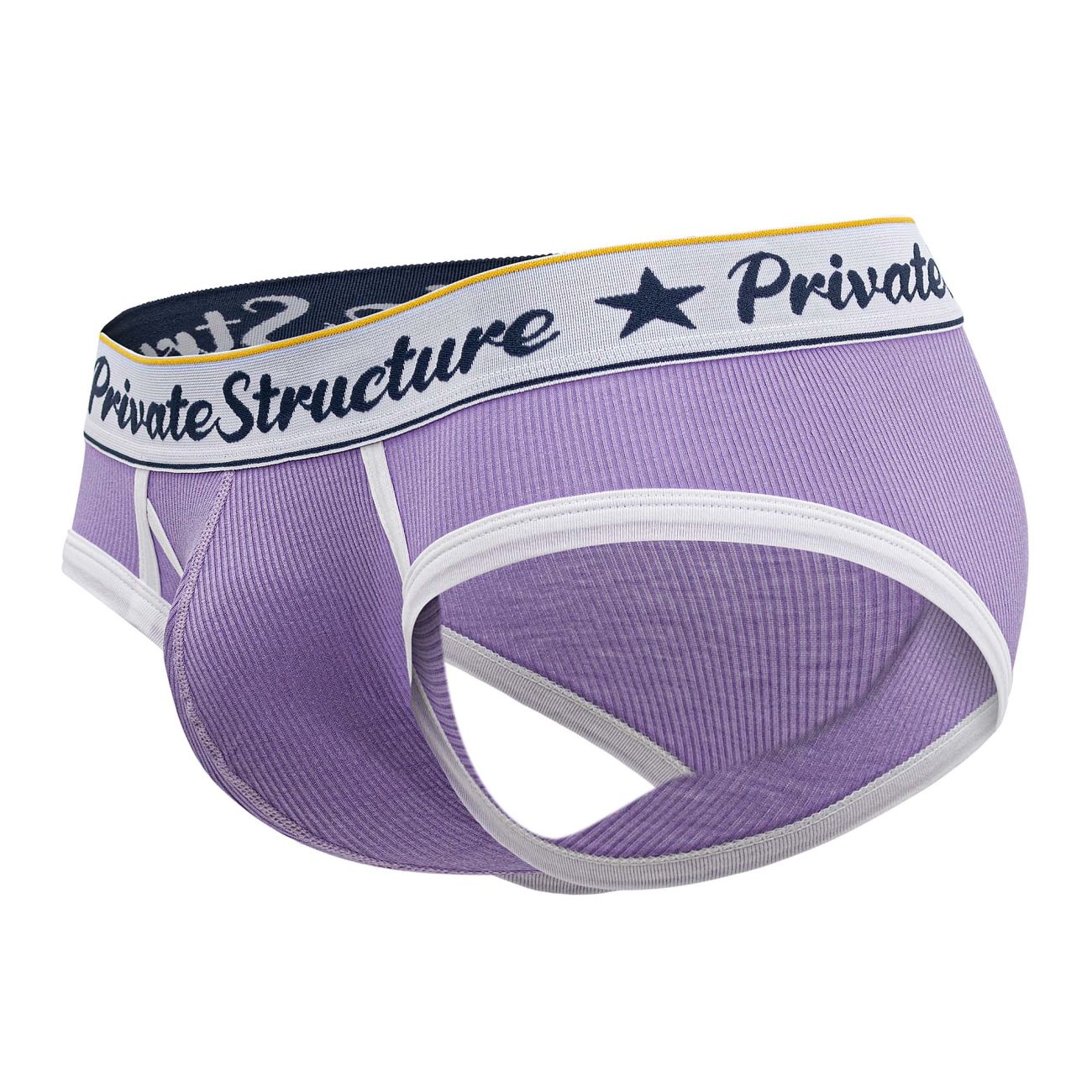 Private Structure SCUS4529 Classic Mid Waist Mini Briefs Purple