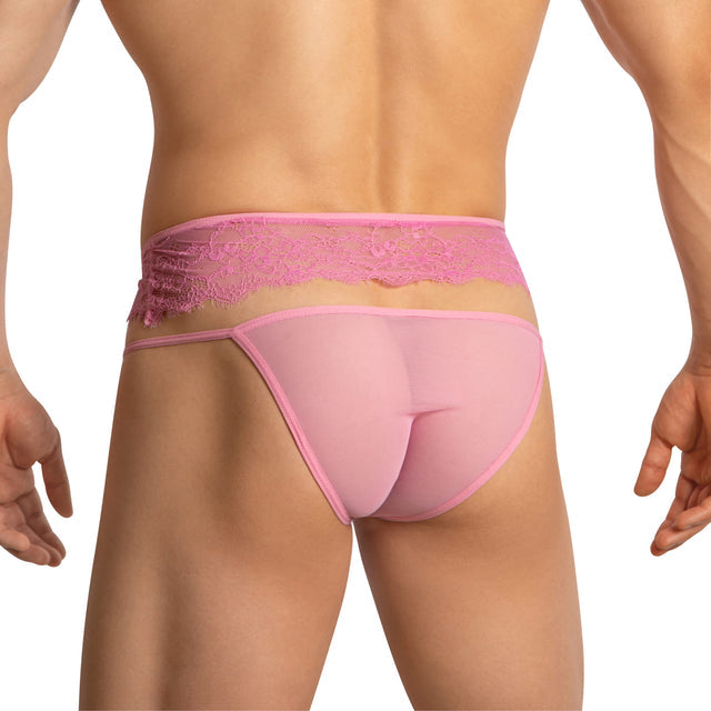 JCSTK - Secret Male Mens Bikini Brief Garterbelt SMI072 Pink