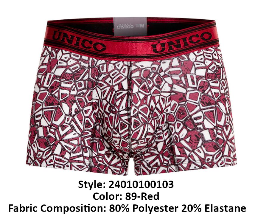 Unico 24010100103 Dechado Trunks 89-Red