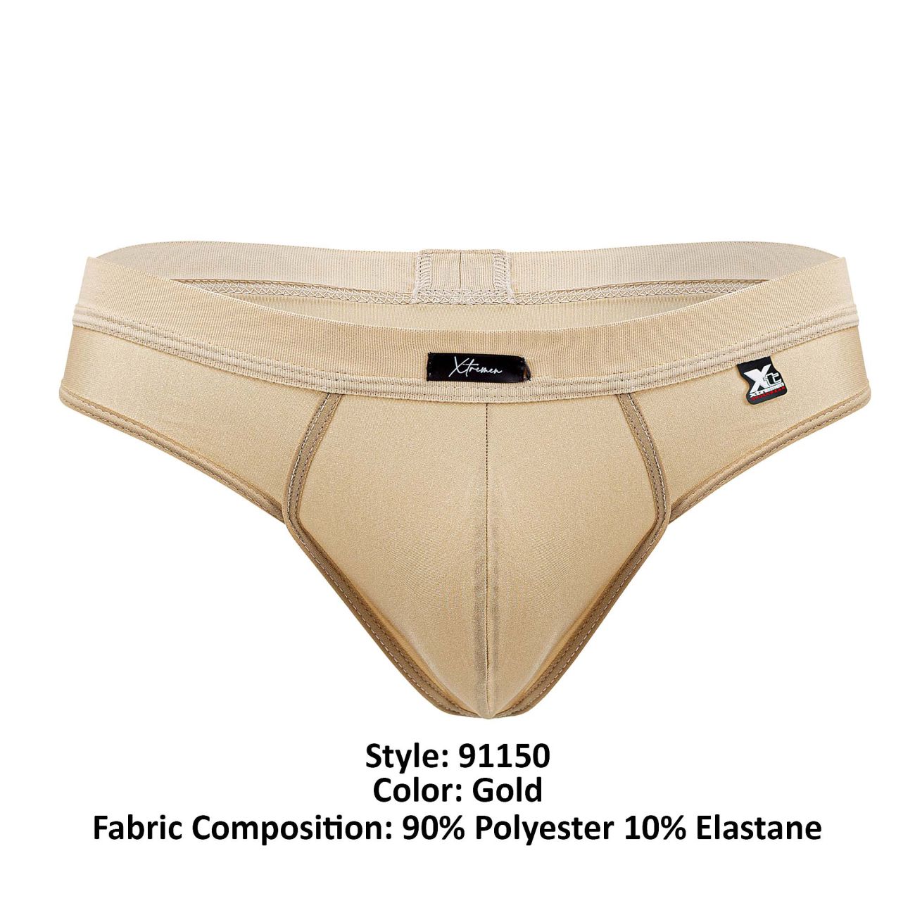 Xtremen 91150 Destellante Thongs Gold