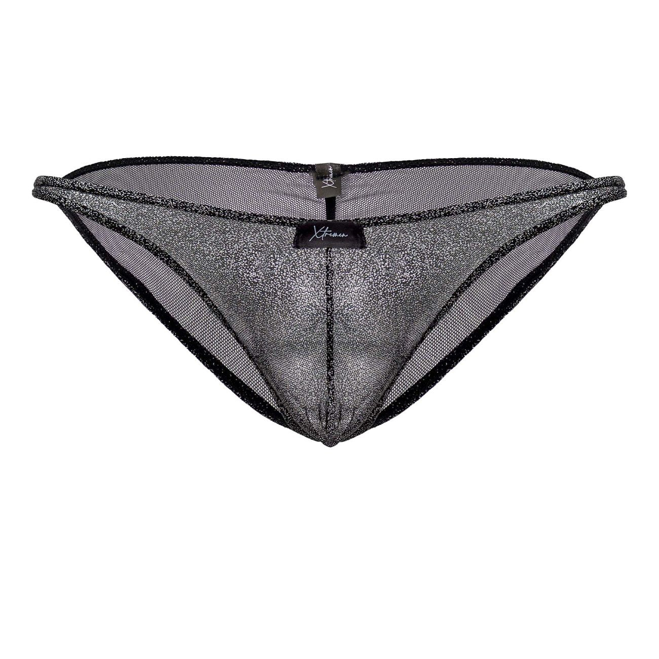 Xtremen 91174 Tulle Mesh Bikini Black