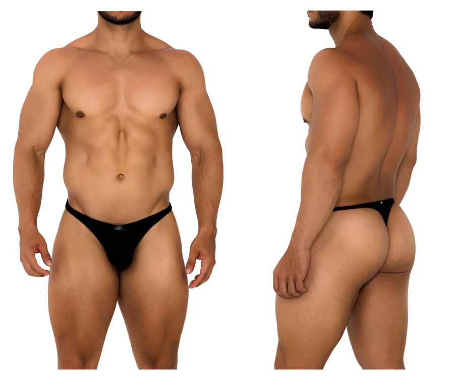 Xtremen 91185 Mesh Thongs Black