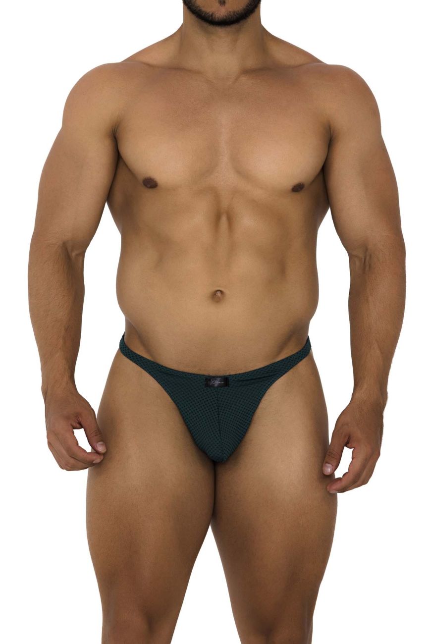 Xtremen 91185 Mesh Thongs Green